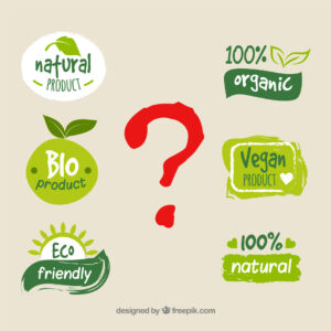 differenze tra le sigle eco-biologico bio natural organic vegan
